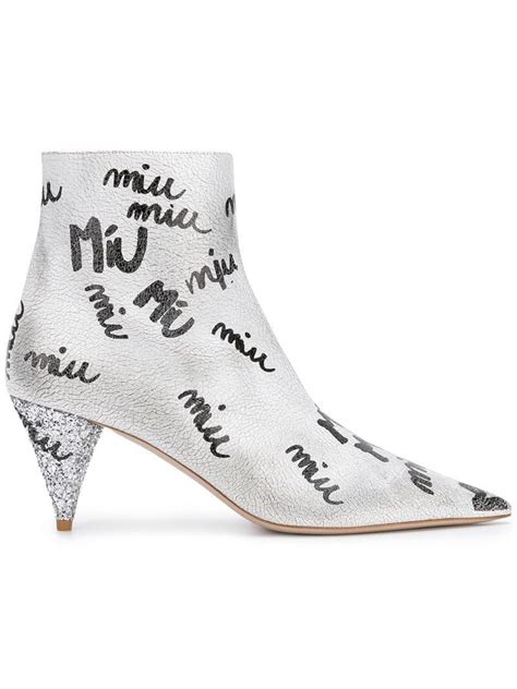 miu miu logo boots